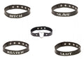 Talk Dirty To Me Faux Leather Collar -Costume Accessories- Melted Glam LLC