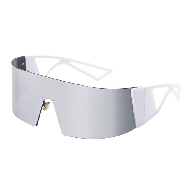 The New Sports Polarized Sunglasses UV400 Outdoor Cycling Glasses Sunglasses For Women & Men New Blue Frame Rimless Rectangle Shape Sun Glasses For Unisex Design New Mirrored Wind Proof Sport Eyeglasses For Sunglasses -sunglasses- Melted Glam LLC