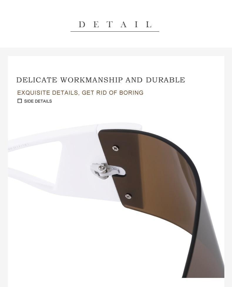 The New Sports Polarized Sunglasses UV400 Outdoor Cycling Glasses Sunglasses For Women & Men New Blue Frame Rimless Rectangle Shape Sun Glasses For Unisex Design New Mirrored Wind Proof Sport Eyeglasses For Sunglasses -sunglasses- Melted Glam LLC