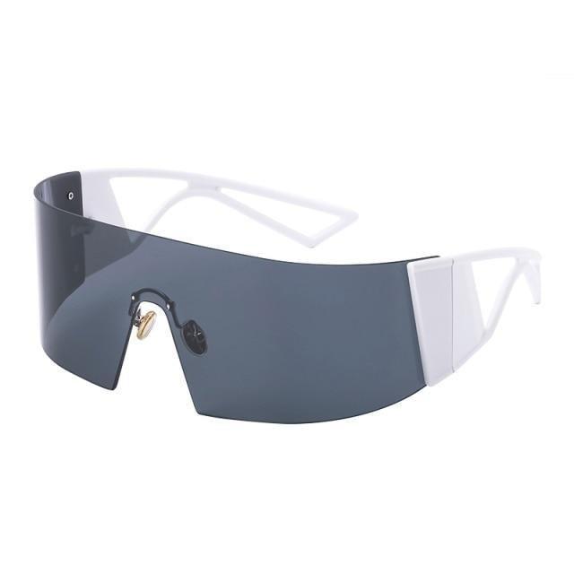 The New Sports Polarized Sunglasses UV400 Outdoor Cycling Glasses Sunglasses For Women & Men New Blue Frame Rimless Rectangle Shape Sun Glasses For Unisex Design New Mirrored Wind Proof Sport Eyeglasses For Sunglasses -sunglasses- Melted Glam LLC
