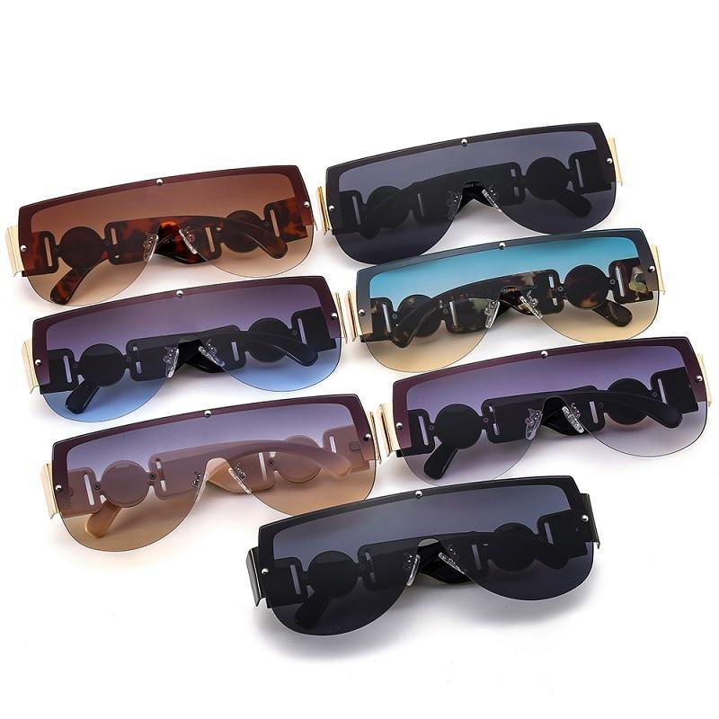 Trendy Sunglasses For Women Stylish Fashionable Shield Sunglasses For Women & Men New Luxury Gradients & Classic Lens For Women & Men New Square Shape Women's Round Sunglasses - sunglasses- Melted Glam LLC