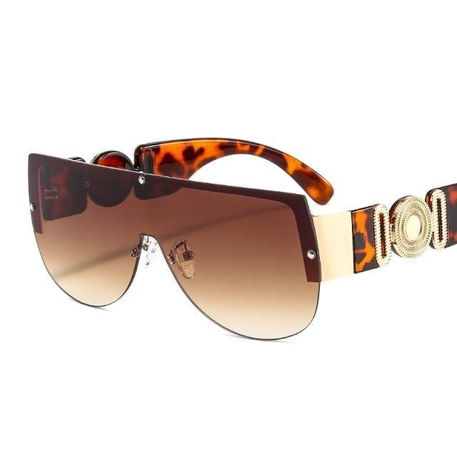 Trendy Sunglasses For Women Stylish Fashionable Shield Sunglasses For Women & Men New Luxury Gradients & Classic Lens For Women & Men New Square Shape Women's Round Sunglasses - sunglasses- Melted Glam LLC
