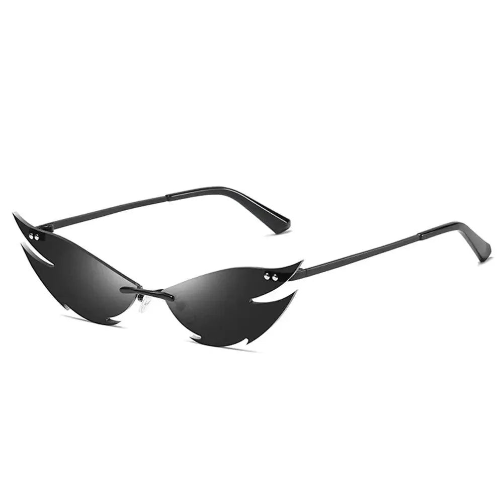 Unisex Elegant Diamond Shape Rimless Sunglasses Vintage Sun Glasses Cute Designs Excellent Gift For Summer -STIL32SU32N- Melted Glam LLC