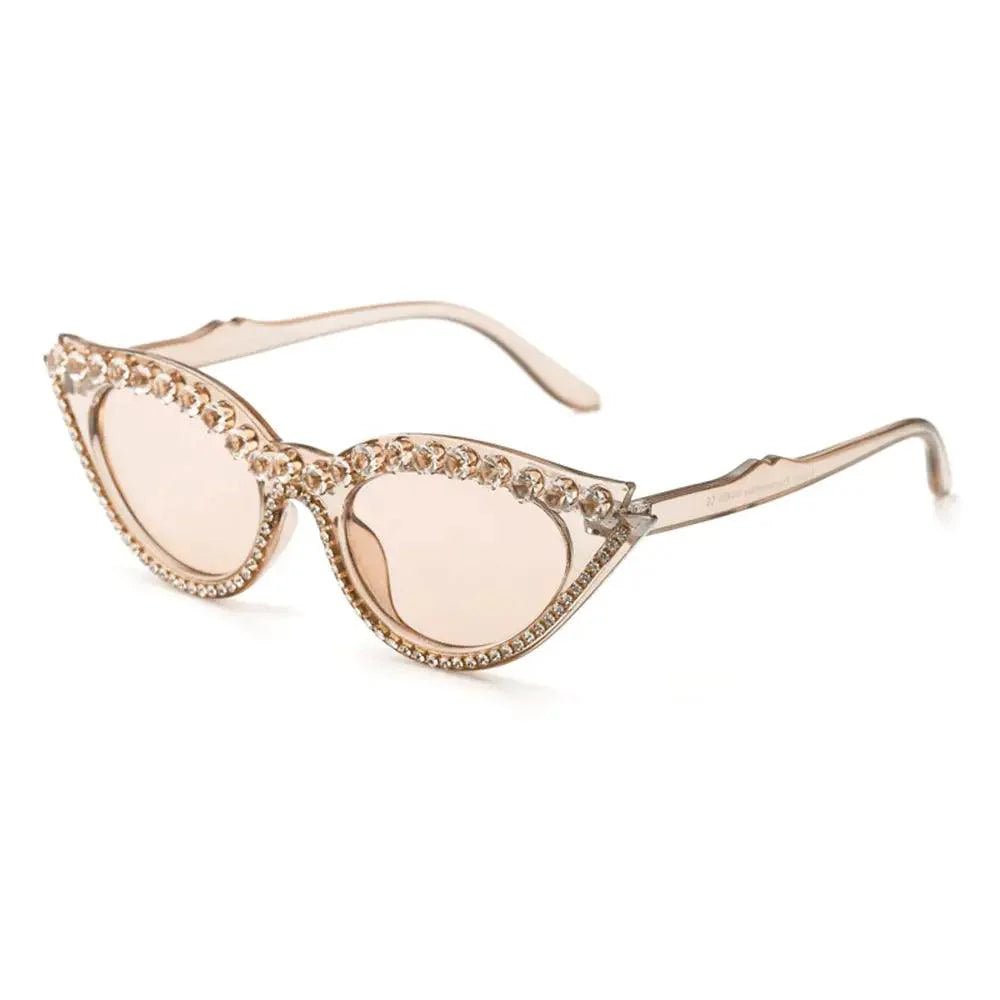 Unisex Elegant Diamond Shape Rimless Sunglasses Vintage Sun Glasses Cute Designs Excellent Gift For Summer -STIL32SU32N- Melted Glam LLC