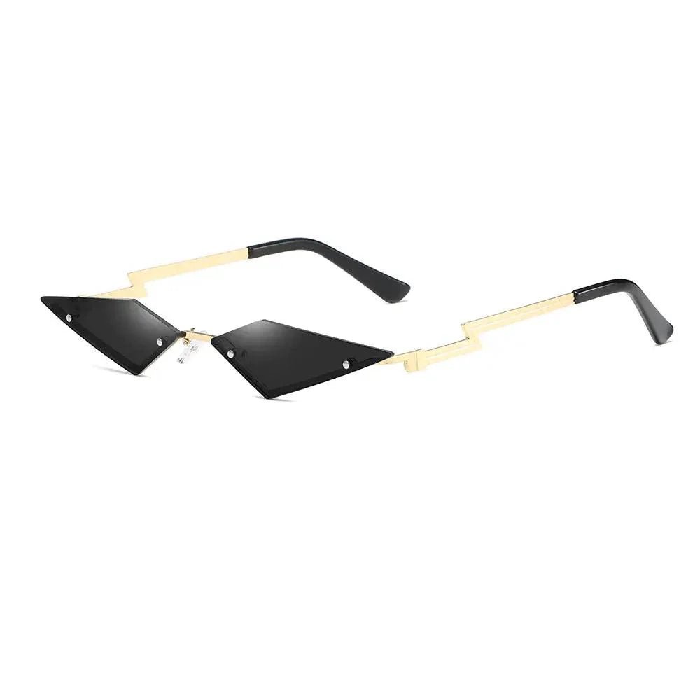 Unisex Elegant Diamond Shape Rimless Sunglasses Vintage Sun Glasses Cute Designs Excellent Gift For Summer -STIL32SU32N- Melted Glam LLC