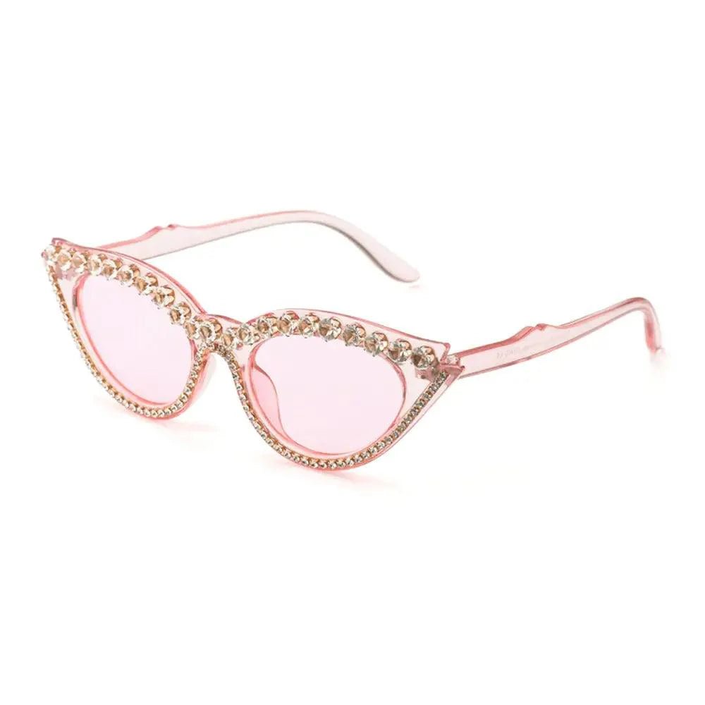 Unisex Elegant Diamond Shape Rimless Sunglasses Vintage Sun Glasses Cute Designs Excellent Gift For Summer -STIL32SU32N- Melted Glam LLC