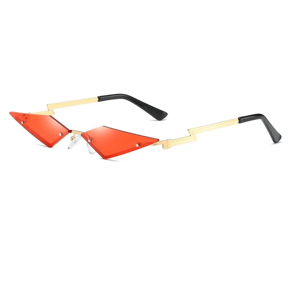 Unisex Elegant Diamond Shape Rimless Sunglasses Vintage Sun Glasses Cute Designs Excellent Gift For Summer -STIL32SU32N- Melted Glam LLC