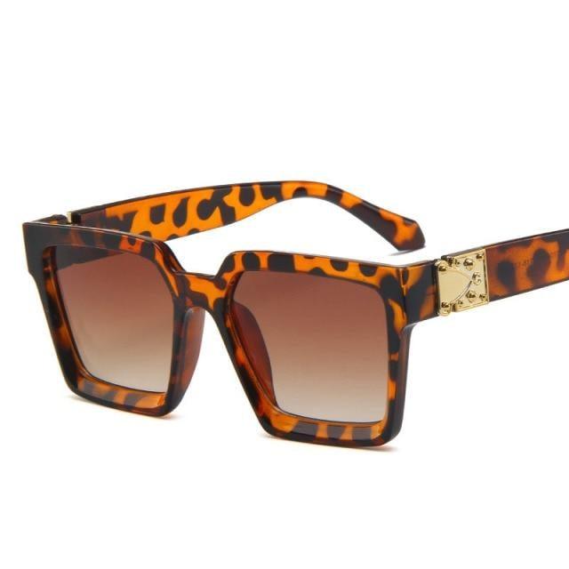Unisex Polarized Black Summer Sunglasses Classic Style Sunglasses For Men Square Shape Design Eyeglasses For Men/Women Luxury Mirror Retro Style High Quality Glasses For Female -sunglasses- Melted Glam LLC