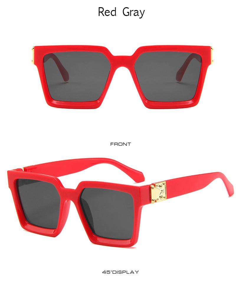 Unisex Polarized Black Summer Sunglasses Classic Style Sunglasses For Men Square Shape Design Eyeglasses For Men/Women Luxury Mirror Retro Style High Quality Glasses For Female -sunglasses- Melted Glam LLC