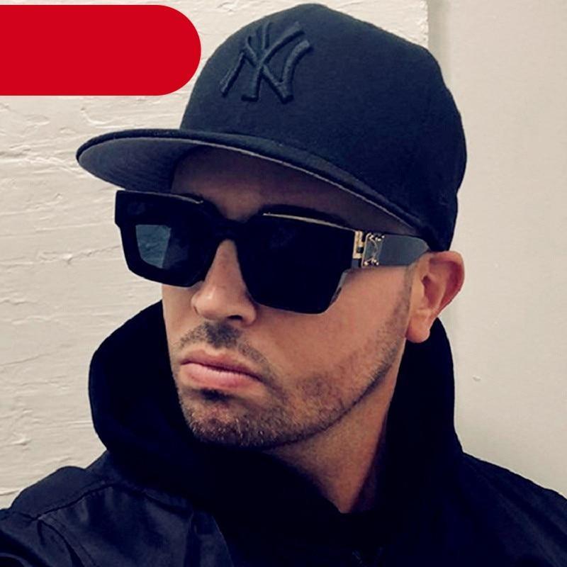 Unisex Polarized Black Summer Sunglasses Classic Style Sunglasses For Men Square Shape Design Eyeglasses For Men/Women Luxury Mirror Retro Style High Quality Glasses For Female -sunglasses- Melted Glam LLC