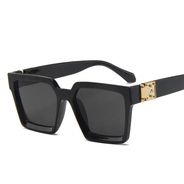 Unisex Polarized Black Summer Sunglasses Classic Style Sunglasses For Men Square Shape Design Eyeglasses For Men/Women Luxury Mirror Retro Style High Quality Glasses For Female -sunglasses- Melted Glam LLC