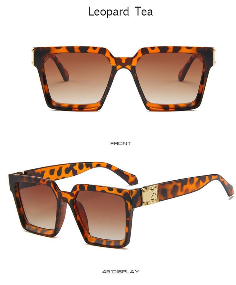 Unisex Polarized Black Summer Sunglasses Classic Style Sunglasses For Men Square Shape Design Eyeglasses For Men/Women Luxury Mirror Retro Style High Quality Glasses For Female -sunglasses- Melted Glam LLC