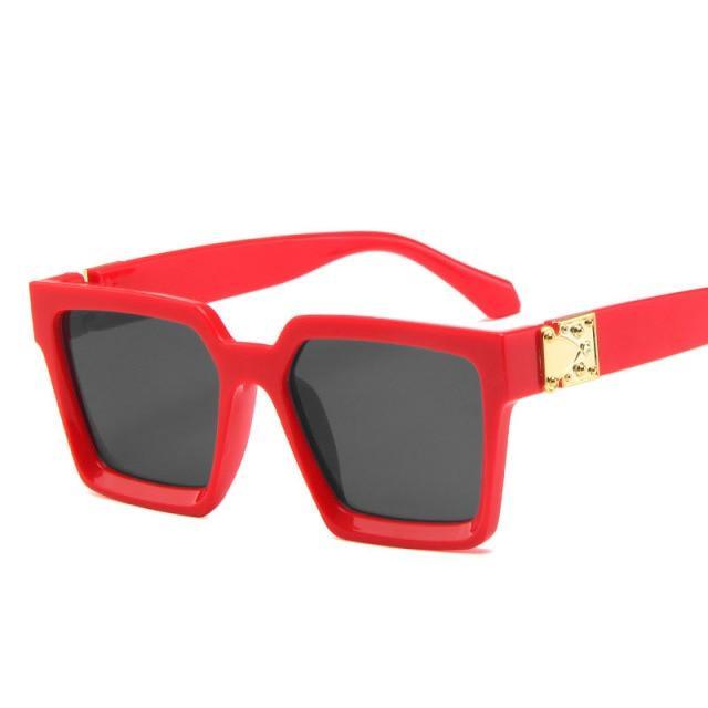 Unisex Polarized Black Summer Sunglasses Classic Style Sunglasses For Men Square Shape Design Eyeglasses For Men/Women Luxury Mirror Retro Style High Quality Glasses For Female -sunglasses- Melted Glam LLC
