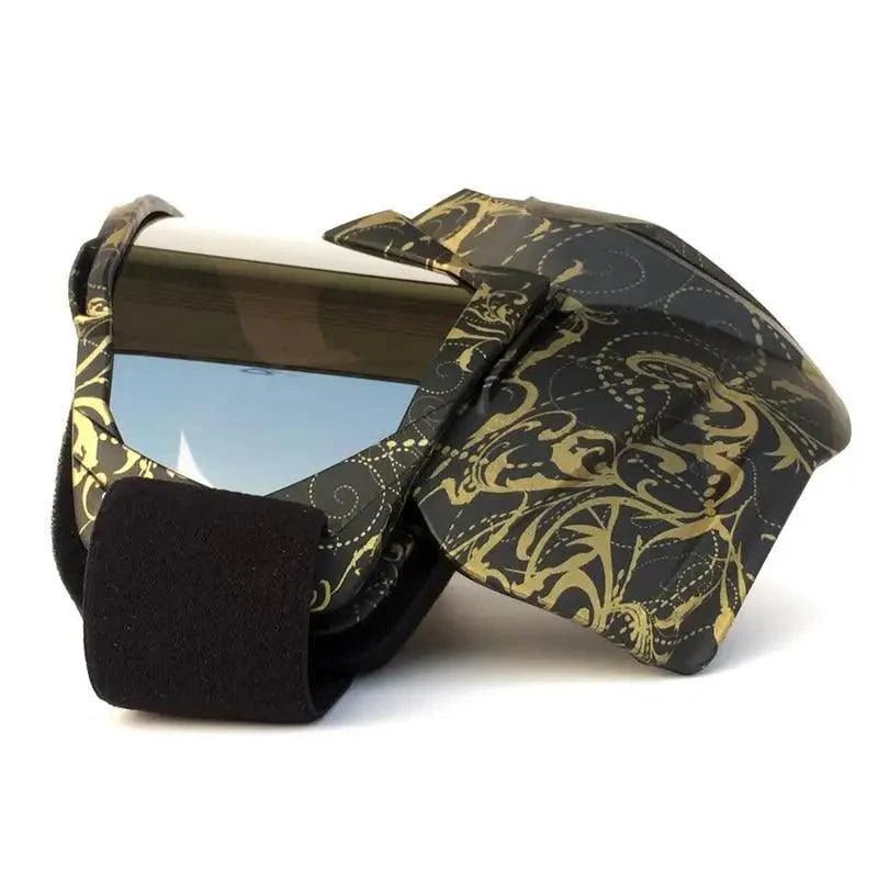 Unisex Snowboard Glasses Snowmobile Skiing Goggles For Men Women Windproof Sunglasses With Detachable Mask -Sunglasses- Melted Glam LLC