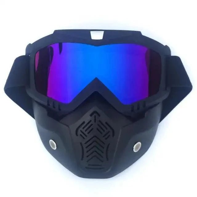 Unisex Snowboard Glasses Snowmobile Skiing Goggles For Men Women Windproof Sunglasses With Detachable Mask -Sunglasses- Melted Glam LLC
