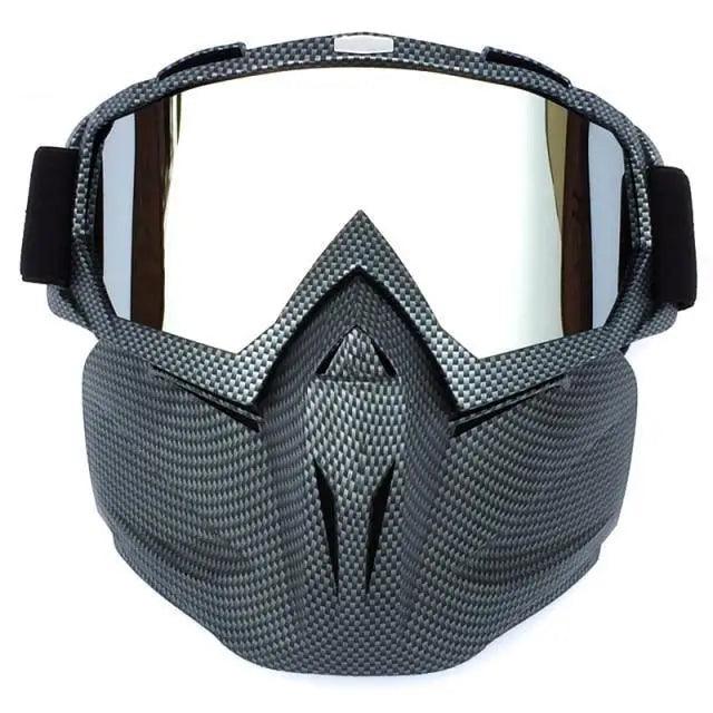 Unisex Snowboard Glasses Snowmobile Skiing Goggles For Men Women Windproof Sunglasses With Detachable Mask -Sunglasses- Melted Glam LLC