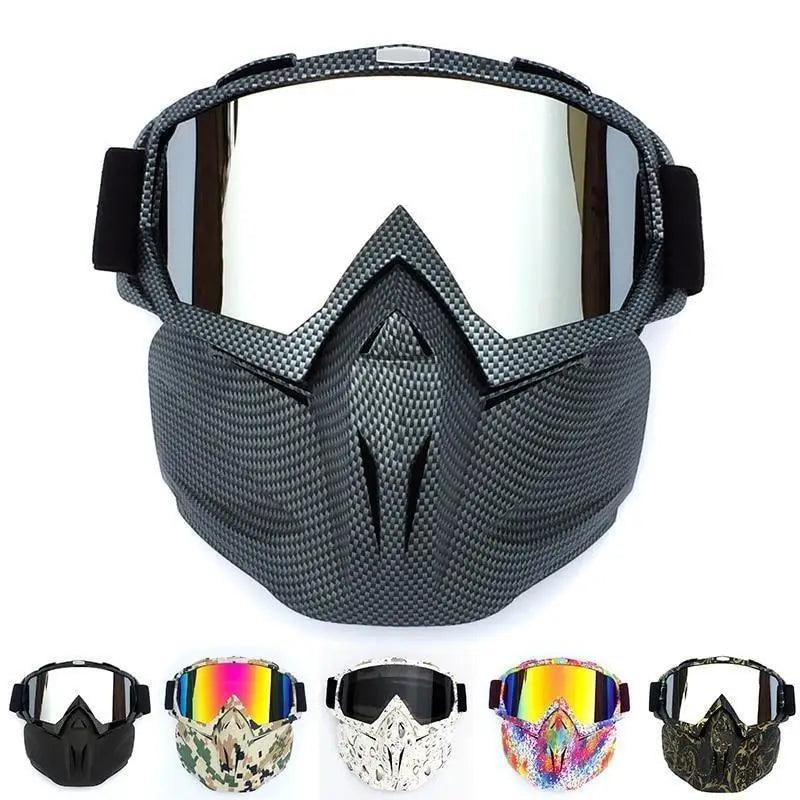 Unisex Snowboard Glasses Snowmobile Skiing Goggles For Men Women Windproof Sunglasses With Detachable Mask -Sunglasses- Melted Glam LLC