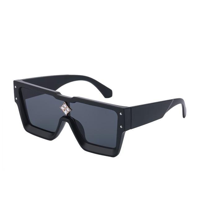 Vintage Oversized Colorful Frame Square Shape Luxury Design Sunglasses For Men Design Sunglasses For Women Oversized Square Sunglasses for Women Men -sunglasses- Melted Glam LLC