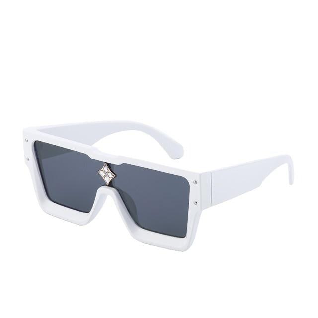 Vintage Oversized Colorful Frame Square Shape Luxury Design Sunglasses For Men Design Sunglasses For Women Oversized Square Sunglasses for Women Men -sunglasses- Melted Glam LLC