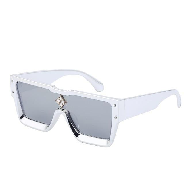 Vintage Oversized Colorful Frame Square Shape Luxury Design Sunglasses For Men Design Sunglasses For Women Oversized Square Sunglasses for Women Men -sunglasses- Melted Glam LLC