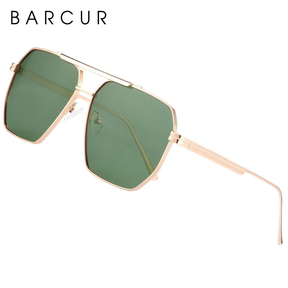Vintage Retro Oversized BARCUR Big Frame Sunglasses for MenSun Glasses UV400 Large Vintage Retro Shades Eyewear Stevvex Sunglasses -sunglasses- Melted Glam LLC
