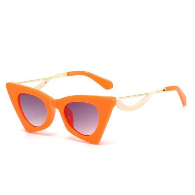Vintage Square Cat Eye Sunglasses Women Retro Trendy Cat eye Sunglasses Classic Fashionable , Decent Personality & Wind Sunglasses In Retro Box Trending Street Style Sunglasses For Men & Women -sunglasses- Melted Glam LLC