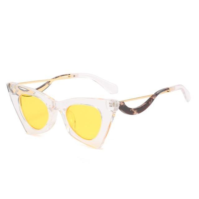 Vintage Square Cat Eye Sunglasses Women Retro Trendy Cat eye Sunglasses Classic Fashionable , Decent Personality & Wind Sunglasses In Retro Box Trending Street Style Sunglasses For Men & Women -sunglasses- Melted Glam LLC
