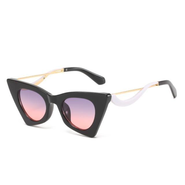 Vintage Square Cat Eye Sunglasses Women Retro Trendy Cat eye Sunglasses Classic Fashionable , Decent Personality & Wind Sunglasses In Retro Box Trending Street Style Sunglasses For Men & Women -sunglasses- Melted Glam LLC
