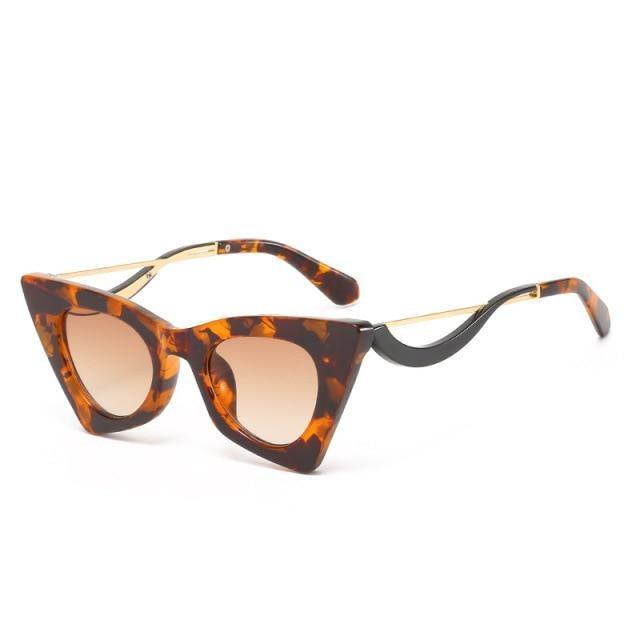 Vintage Square Cat Eye Sunglasses Women Retro Trendy Cat eye Sunglasses Classic Fashionable , Decent Personality & Wind Sunglasses In Retro Box Trending Street Style Sunglasses For Men & Women -sunglasses- Melted Glam LLC