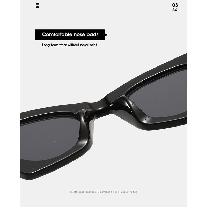 Vintage Square Cat Eye Sunglasses Women Retro Trendy Cat eye Sunglasses Classic Fashionable , Decent Personality & Wind Sunglasses In Retro Box Trending Street Style Sunglasses For Men & Women -sunglasses- Melted Glam LLC
