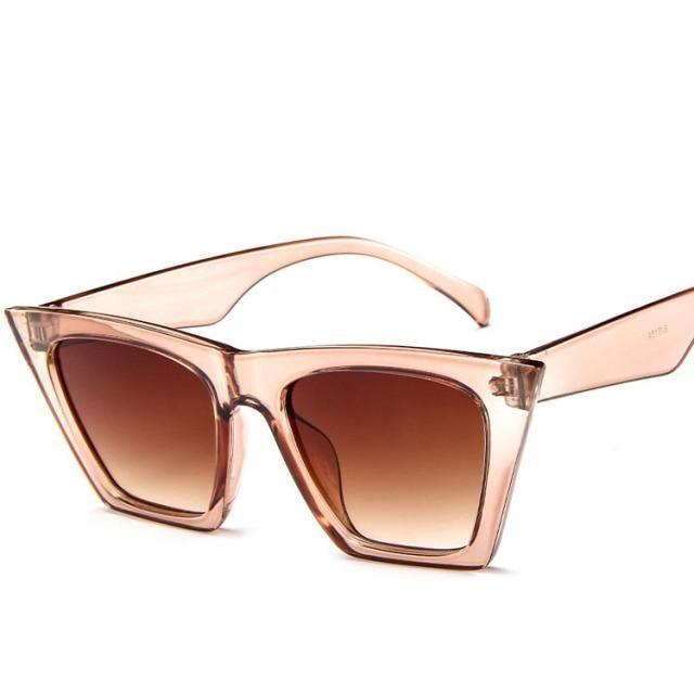 Vintage Square Cat Eye Sunglasses Women Retro Trendy Cateye Sunglasses Popular Sunglasses In High Quality And Colorful Frames Glasses For Women New Retro Eyewear Women -sunglasses- Melted Glam LLC
