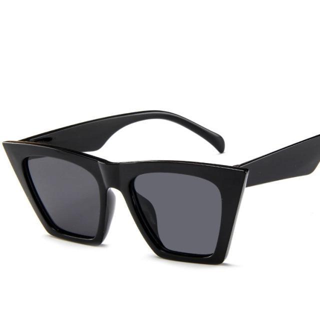 Vintage Square Cat Eye Sunglasses Women Retro Trendy Cateye Sunglasses Popular Sunglasses In High Quality And Colorful Frames Glasses For Women New Retro Eyewear Women -sunglasses- Melted Glam LLC