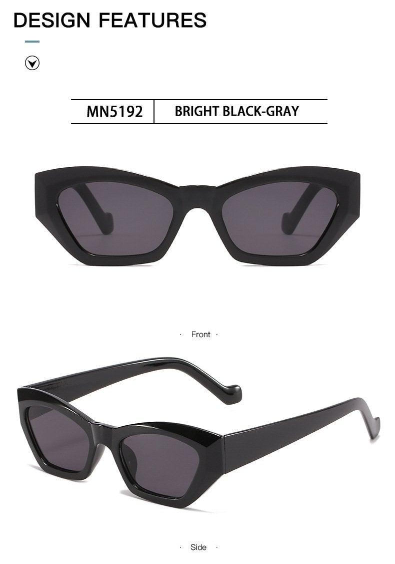 Vintage Style Retro Style Women Sunglasses New Irregular Glasses For Women Eyewear For Women Sunglasses Women Men Vintage Square Glasses -sunglasses- Melted Glam LLC