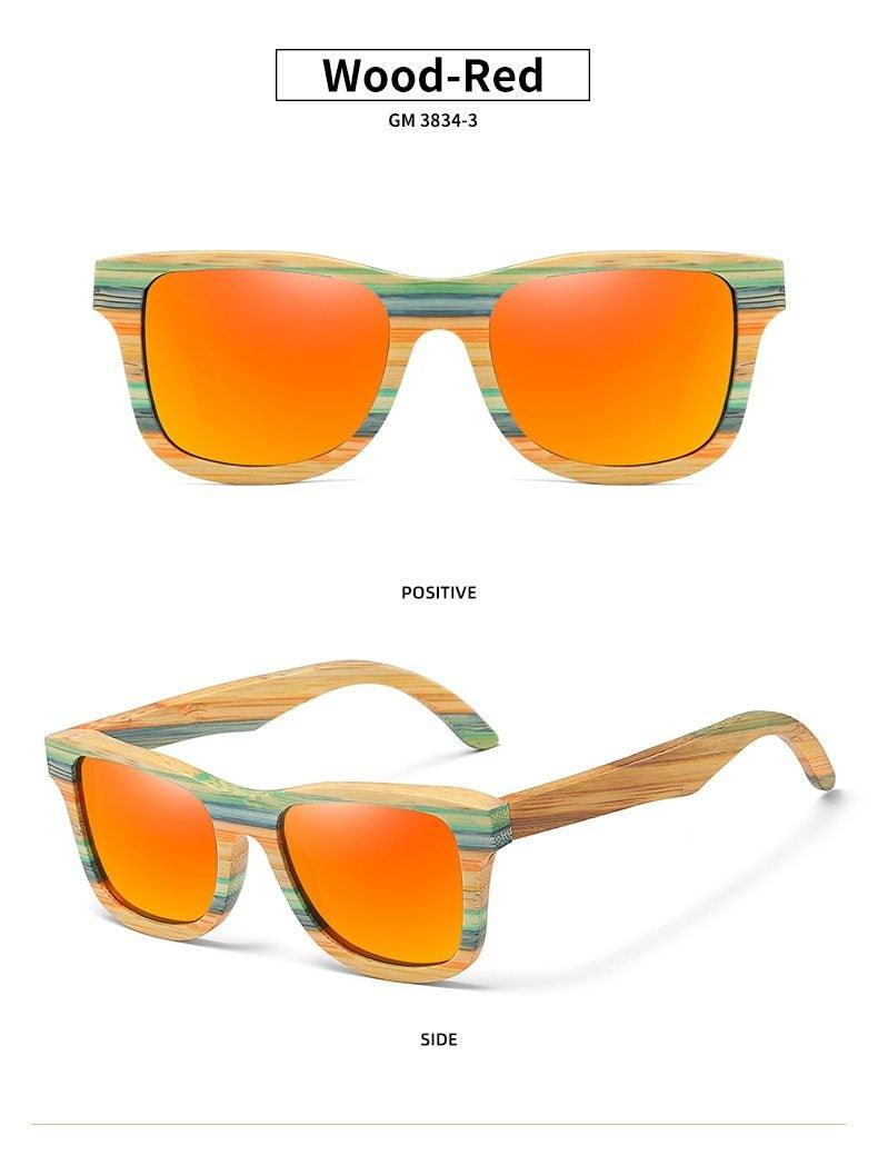 Vintage Wooden Frame Summer Wood Sunglasses Polarized For Women And Men Vintage Design Wooden Sun Glasses Sunglasses For Men -sunglasses- Melted Glam LLC