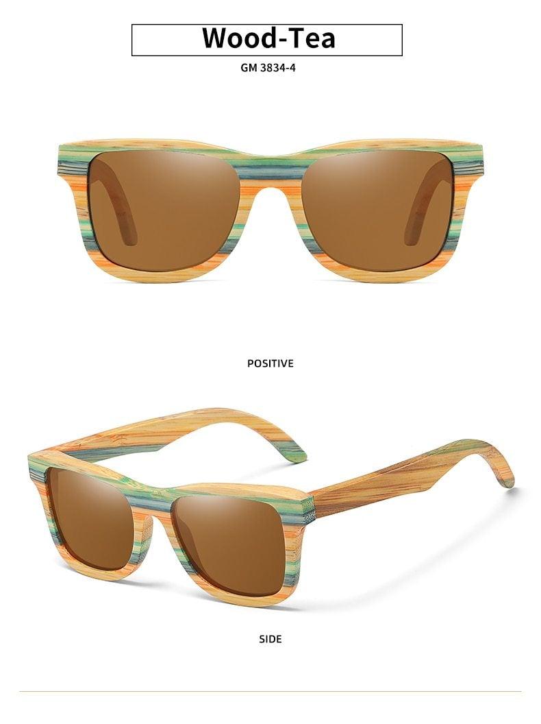 Vintage Wooden Frame Summer Wood Sunglasses Polarized For Women And Men Vintage Design Wooden Sun Glasses Sunglasses For Men -sunglasses- Melted Glam LLC