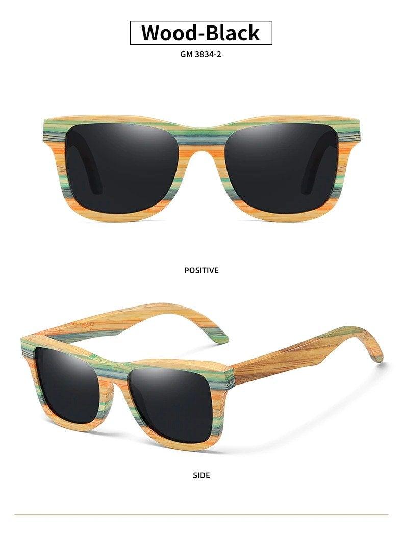 Vintage Wooden Frame Summer Wood Sunglasses Polarized For Women And Men Vintage Design Wooden Sun Glasses Sunglasses For Men -sunglasses- Melted Glam LLC