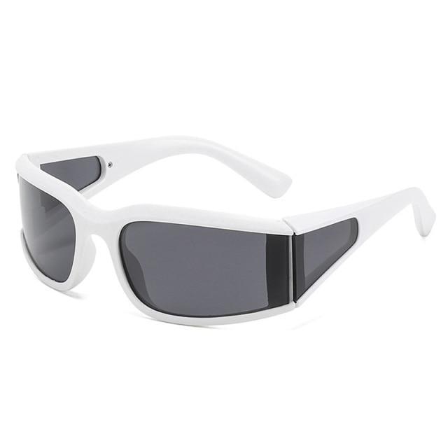 White Modern Women Sunglasses Luxury Glasses For Women/Men UV400 Eyewear Ladies Comfortable Sunglasses For Eyewear Durable Lightweight Frame Sun Glasses -sunglasses- Melted Glam LLC