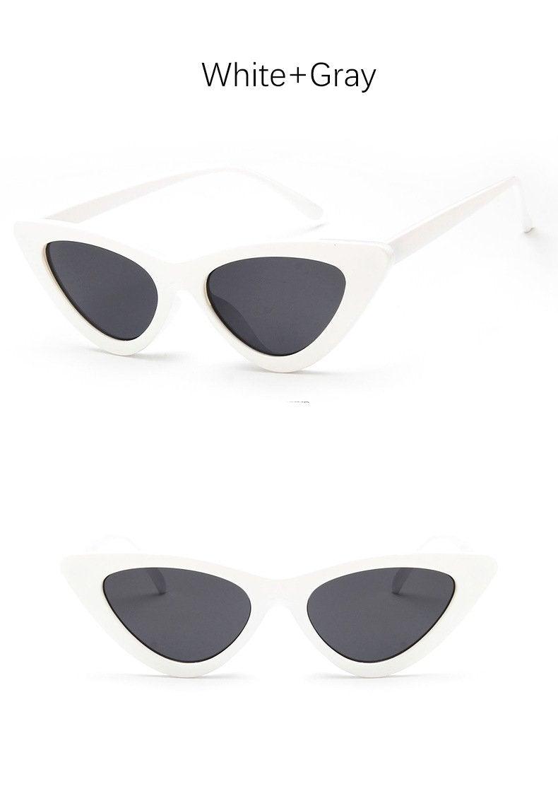 Women Elegant Black Summer Sunglasses Stylish New Popular Cat Eye Design Sunglasses For Woman New Small Eyewear Shades For Women Retro Summer Design Glasses -sunglasses- Melted Glam LLC
