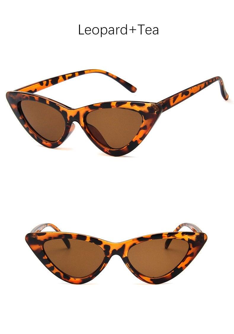 Women Elegant Black Summer Sunglasses Stylish New Popular Cat Eye Design Sunglasses For Woman New Small Eyewear Shades For Women Retro Summer Design Glasses -sunglasses- Melted Glam LLC