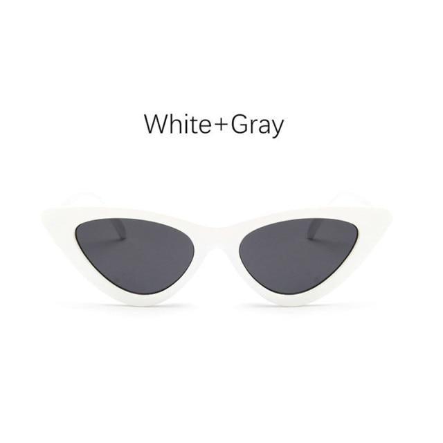 Women Elegant Black Summer Sunglasses Stylish New Popular Cat Eye Design Sunglasses For Woman New Small Eyewear Shades For Women Retro Summer Design Glasses -sunglasses- Melted Glam LLC