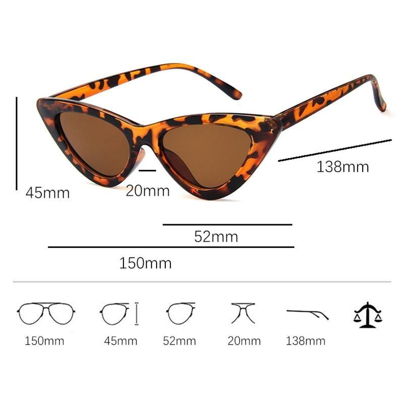 Women Elegant Black Summer Sunglasses Stylish New Popular Cat Eye Design Sunglasses For Woman New Small Eyewear Shades For Women Retro Summer Design Glasses -sunglasses- Melted Glam LLC