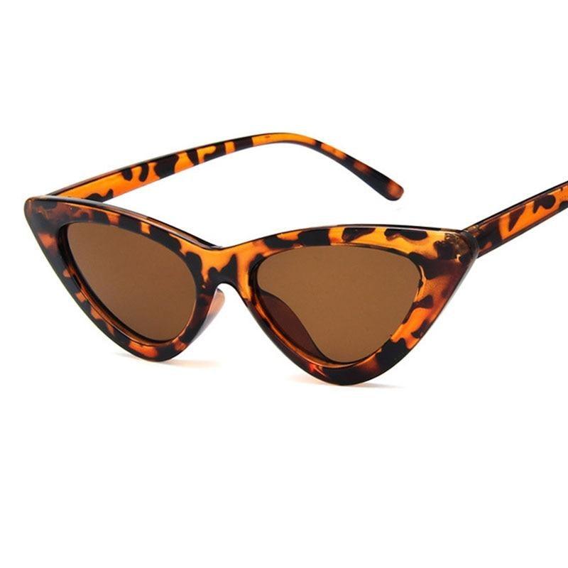 Women Elegant Black Summer Sunglasses Stylish New Popular Cat Eye Design Sunglasses For Woman New Small Eyewear Shades For Women Retro Summer Design Glasses -sunglasses- Melted Glam LLC