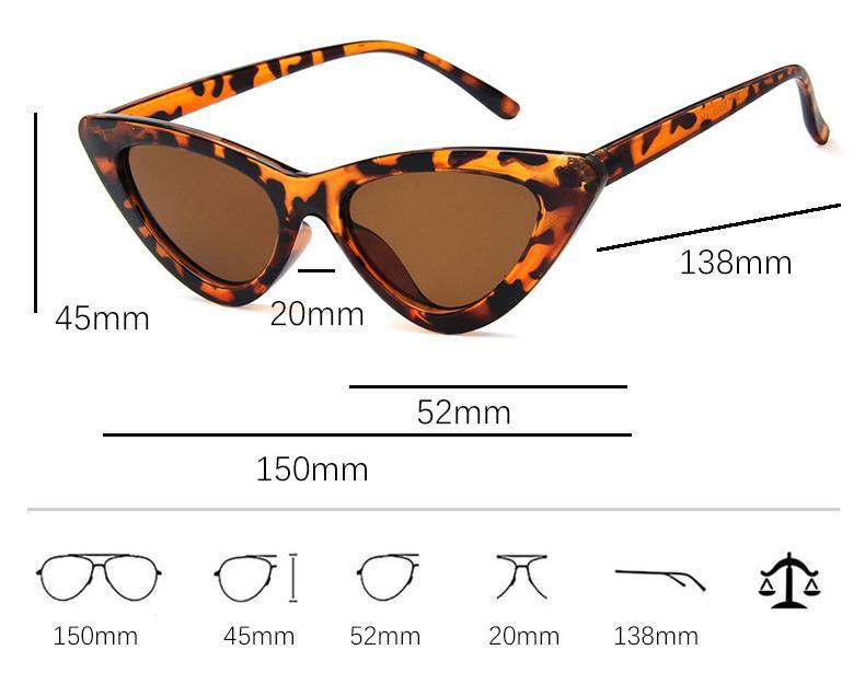 Women Elegant Black Summer Sunglasses Stylish New Popular Cat Eye Design Sunglasses For Woman New Small Eyewear Shades For Women Retro Summer Design Glasses -sunglasses- Melted Glam LLC