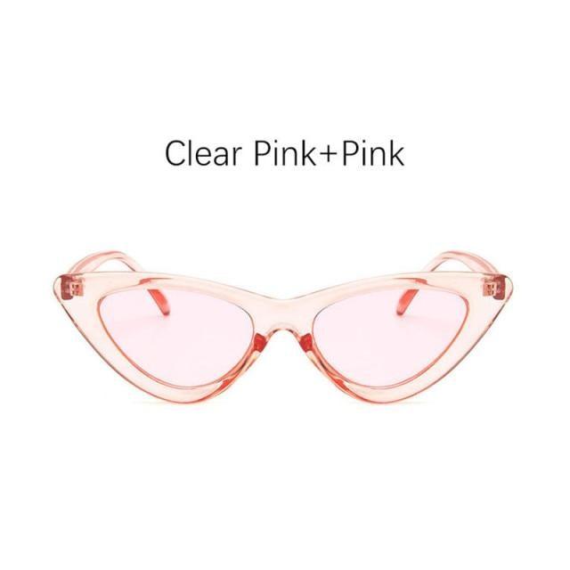Women Elegant Black Summer Sunglasses Stylish New Popular Cat Eye Design Sunglasses For Woman New Small Eyewear Shades For Women Retro Summer Design Glasses -sunglasses- Melted Glam LLC