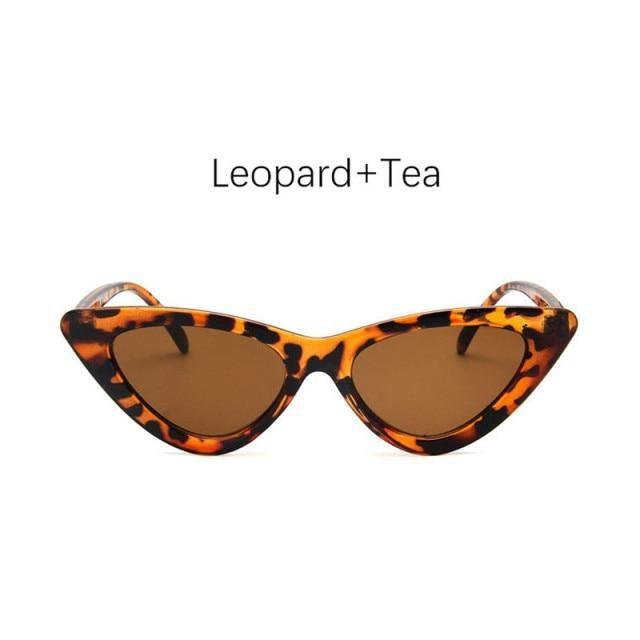 Women Elegant Black Summer Sunglasses Stylish New Popular Cat Eye Design Sunglasses For Woman New Small Eyewear Shades For Women Retro Summer Design Glasses -sunglasses- Melted Glam LLC