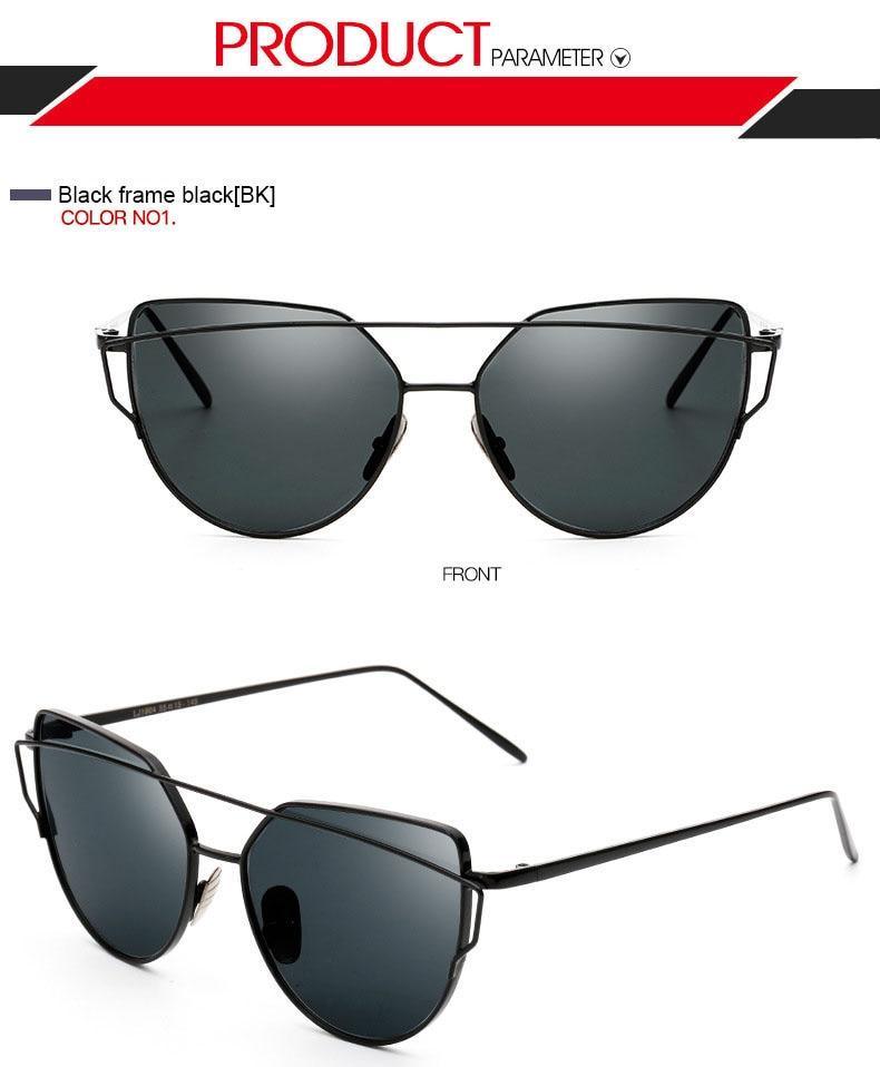 Women Fashion Cat Eye Sunglasses For Women Luxury Design Mirror Lens Vintage Summer Sun Glasses Rose Gold MetalCat Eye Sunglasses for Women Fashion Designer Style -sunglasses- Melted Glam LLC