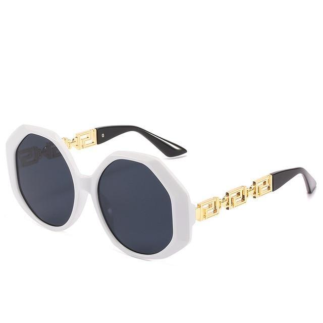 Women Large Hexagon Inspired Sunglasses Fashionable Big Frame & Polygonal Ladies Sunglasses Classic Retro Shape Street Shooting Sunglasses For Men And Women Sunglasses -sunglasses- Melted Glam LLC