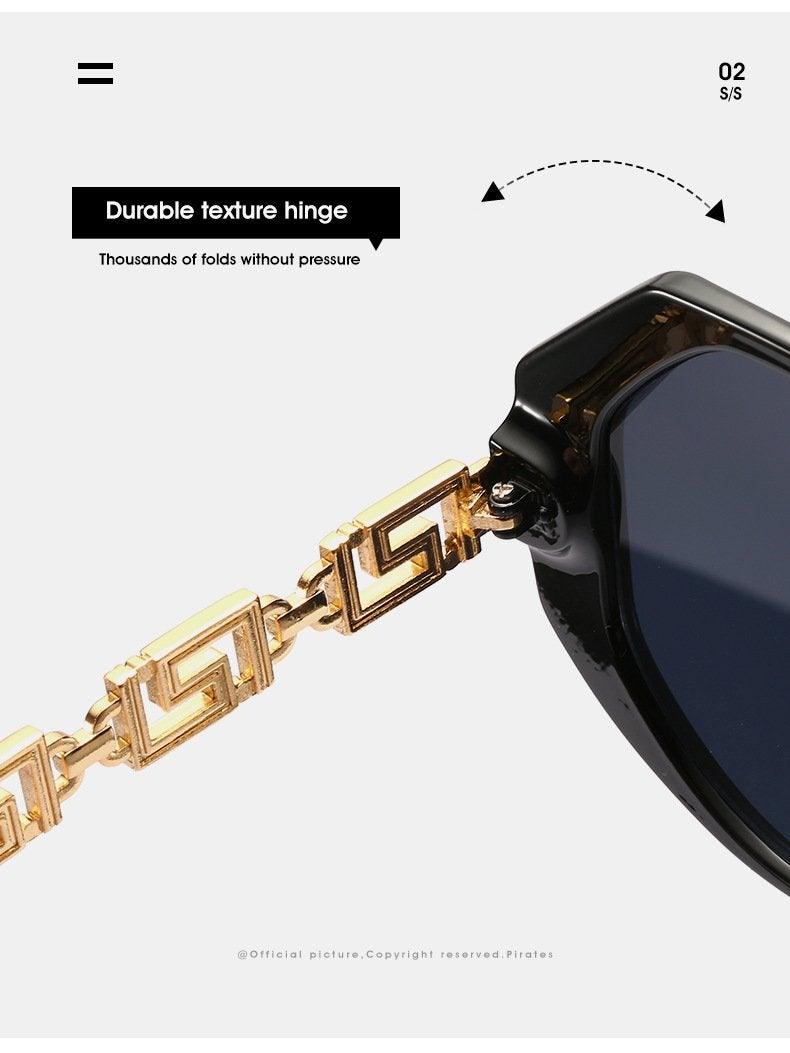 Women Large Hexagon Inspired Sunglasses Fashionable Big Frame & Polygonal Ladies Sunglasses Classic Retro Shape Street Shooting Sunglasses For Men And Women Sunglasses -sunglasses- Melted Glam LLC