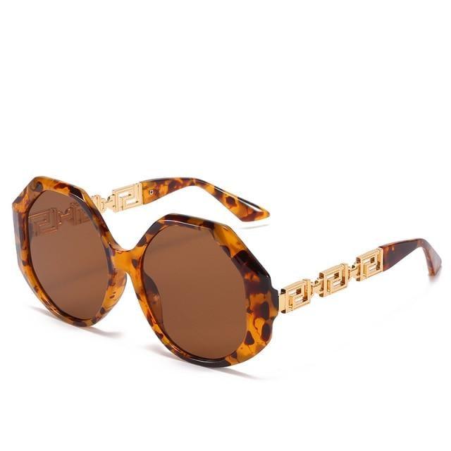 Women Large Hexagon Inspired Sunglasses Fashionable Big Frame & Polygonal Ladies Sunglasses Classic Retro Shape Street Shooting Sunglasses For Men And Women Sunglasses -sunglasses- Melted Glam LLC