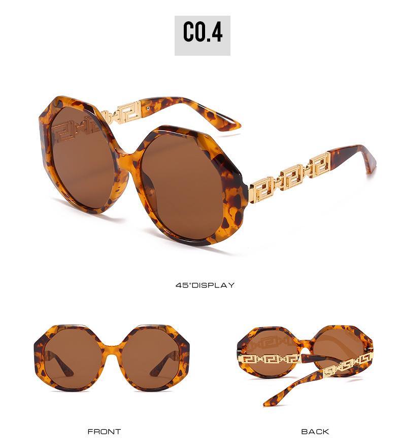 Women Large Hexagon Inspired Sunglasses Fashionable Big Frame & Polygonal Ladies Sunglasses Classic Retro Shape Street Shooting Sunglasses For Men And Women Sunglasses -sunglasses- Melted Glam LLC